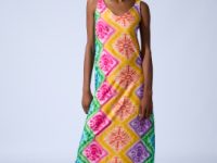 Vestido BELTY largo estampado  tirante ancho