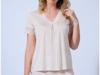 Pijama BELTY modal encaje en mangas