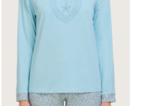 Pijama AVET  m.l pantalon estampado