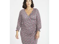 Vestido SPG cruzado estampado