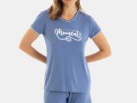 Pijama mujer MASSANA mangacorta  tejido bambu