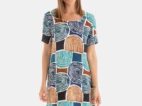 Playera MASSANA estampado geometrico