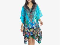 Kaftan Ory con estampado floral.
