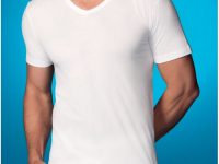 Camiseta ABANDERADO  manga corta pico algodón