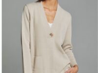Rebeca Cardigan TACHI viscosa  bolsillos